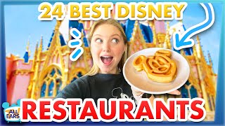 24 BEST Disney World Restaurants for 2024 [upl. by Landsman452]