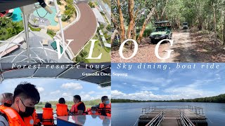 Vlog 🌿 Sky dining Wetlands tour lake boat cruise amp wildlife Gamuda Cove [upl. by Prosser]