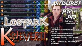 Lost Ark ARTILLERIST PvP Build Guide  3v3 Team Deathmatch [upl. by Anaicul]