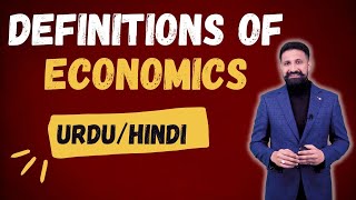 DEFINITION OF ECONOMICS URDU  HINDI Lecture [upl. by Sollows]