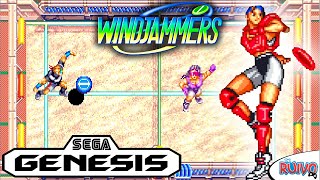 Windjammers para Mega Drive Homebrew previsto para 2024 [upl. by Simeon24]