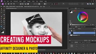 Creating Mockups in Affinity Designer and Photo 17 [upl. by Berthe]