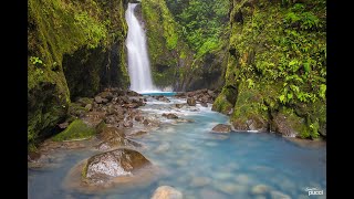 Compilation Blue Falls of Costa Rica  2024 [upl. by Kalie]