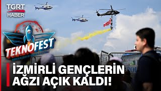 TEKNOFEST İzmir Hayran Bıraktı Gençler Gösterileri Ağzı Açık İzledi – TGRT Haber [upl. by Lladnew]