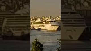 MV Seven seas mariner in Piraeus cruiseship piraeusport cruise greece travel [upl. by Czarra498]