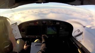 DA42VI IFR ESGP ILS APPCH [upl. by Waldack243]