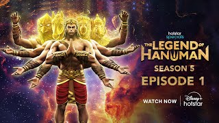 Hanuman vs Makardhwaj  Hotstar Specials The Legend Of Hanuman S5  Episode 1 [upl. by Sirob]