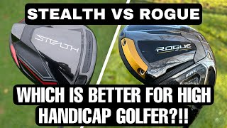 Taylormade STEALTH vs Callaway ROGUE ST MAX Driver Comparison [upl. by Eseuqcaj]