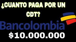 CDT BANCOLOMBIA 2024 [upl. by Litnahc627]