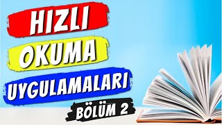 HIZLI OKUMA TEKNİKLERİ  ANLAYARAK HIZLI OKUMA  BÖLÜM 2 [upl. by Chretien]