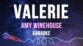 Amy Winehouse  Valerie Karaoke with Lyrics [upl. by Munmro]