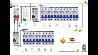 Esquema eléctrico limitador de sobretensiones transitorias [upl. by Ettenaej]