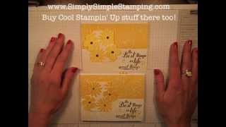 Simply Simple FLASH CARDS 20  Secret Garden Sunshine Card by Connie Stewart [upl. by Rani]