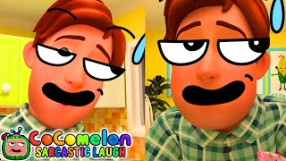 Cocomelon Johny Johny Yes Papa Daddy Only Version Sarcastic Laugh [upl. by Enitsyrk54]