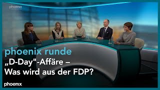 phoenix runde „DDayquotAffäre – Was wird aus der FDP [upl. by Gilcrest]