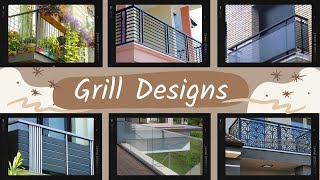 Modern Grill Designs 2024  Balcony Grill Designs  Luxury Grill for House [upl. by Roeser219]