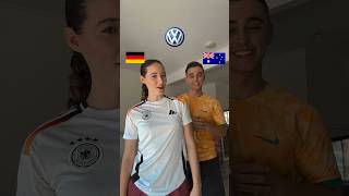 GERMAN VS AUSTRALIA 😅🇩🇪 dance trend viral couple funny german deutsch challenge shorts [upl. by Enyahs]