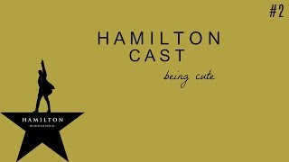 Hamilton cast being cute 2 [upl. by Yeruoc349]