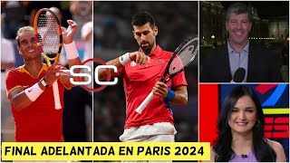 DUELO de LEYENDAS Rafael NADAL vs Novak DJOKOVIC en busca del ORO en PARIS 2024  SportsCenter [upl. by Hooke]