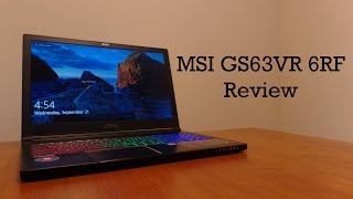 MSI Intel Core i76700HQ GTX 1060 GS63VR 6RF Gaming Laptop Review [upl. by Utimer548]