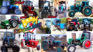 Yangi Traktorlar 7Avgust2024 Belarus1221 Mtz821 T28 T40 Vidushi Yumz Uaz MX135 Tractor [upl. by Hoebart35]