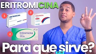 ERITROMICINA PARA QUE SIRVE  3 COSAS [upl. by Gautious]