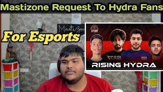 Hydra Masti Request To Hydra Fans For Esports  Hydra [upl. by Ivens]