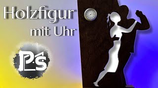 Holzfigur mit Uhr [upl. by Worden]