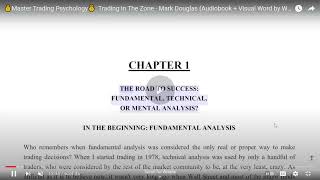 TRADING IN THE ZONE AUDIOBOOK FULL BOOK WORD BY WORD READ MARK DOUGLAS TRADE STOCKS NIFTY BEST BOOK [upl. by Fanya]