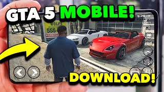 NEW GTA 5 MOBILE GAME  HOW TO DOWNLOAD GTA V MOBILE GAMEPLAY ANDROID  FanMade Game Beta [upl. by Acima]