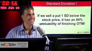 Standard Deviation Short Put 1 SD below Stock Price  84 Probability of Closing OTM [upl. by Corabella441]