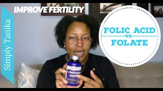 Folic Acid vs Folate  Improve Fertility with Folate  TTC Journey [upl. by Valeria]