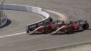 Final F1 23 race Battle with Leclerc Dutch Grand Prix [upl. by Ayita97]