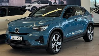 All New 2025 Volvo C40 Recharge Ultimate in Fjord Blue Full Options SUV [upl. by Nedyarb]