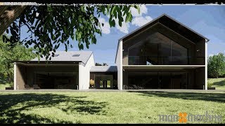 Revit Modern House  Autodesk Revit Architecture 2019 Demonstration [upl. by Madden]