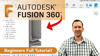 Fusion 360 Tutorial  Beginners 3D Modeling Tutorial [upl. by Netram]