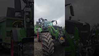 VOLVO amp Fendt 718 one mit HAWE Streuer🚜👍 [upl. by Atoel]