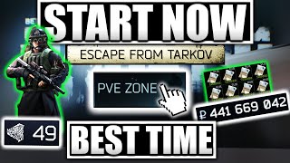 START PVE NOW BEFORE THE HORDE Escape From Tarkov PVE MODE [upl. by Ylevol]