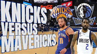 KNICKS VS MAVERICKS PREGAME REVIEWKYRIE IRVING RANT I APOLOGIZE [upl. by Shedd]