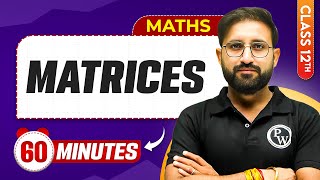 Matrices in 60 Minutes  Class 12th Maths  Mind Map Series [upl. by Nuri]