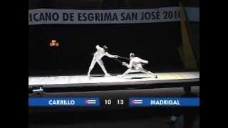 Final espada masculina Panamericano de esgrima San José 2010 [upl. by Aramal]