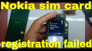 Nokia Original Sim card Registration Failed Nokia 1011280100 [upl. by Hallsy]