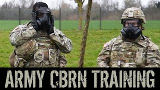 Army CBRN Training Chemical Biological Radiological and Nuclear  13TAC MILVIDS [upl. by Anyahs]