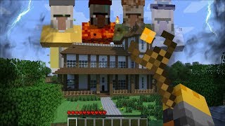 GIANT WITCHES APPEAR IN MY HOUSE IN MINECRAFT  Minecraft Mods [upl. by Yatnuahs]