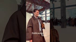 Ashley Graham at the Tods Fashion Show in Milan Italy ashleygraham [upl. by Nirmak402]