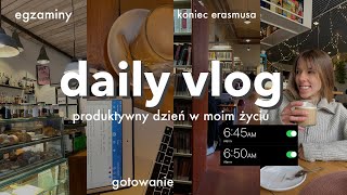 vlog produktywny dzień ostatnie egzaminy pożegnania są ciężkie… [upl. by Irrehs]