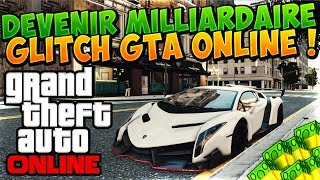 GLITCH  Devenir Milliardaire sur GTA 5 Online  GLITCH GTA 5 ONLINE [upl. by Ahtelahs]