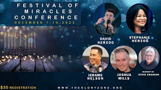 Festival of Miracles 2023 Sun 121023 7pm Spkr  Joshua Mills David Herzog Min Chandler AZ [upl. by Nyrak]