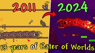 The History of Eater of Worlds in Terraria [upl. by Kozloski]