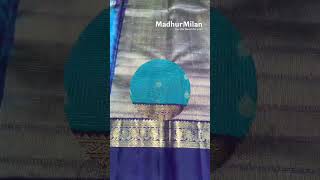 Pure Silk Sarees madhurmilan1980 shorts youtubeshorts india trending viralvideo saree [upl. by Naimad]